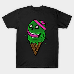 GREEN Skull Cone T-Shirt